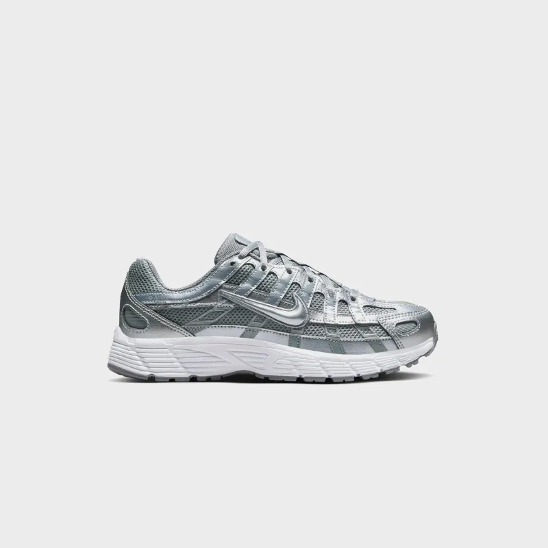 Nike GS P-6000 - Metallic / Cool Grey / White sold by Kith