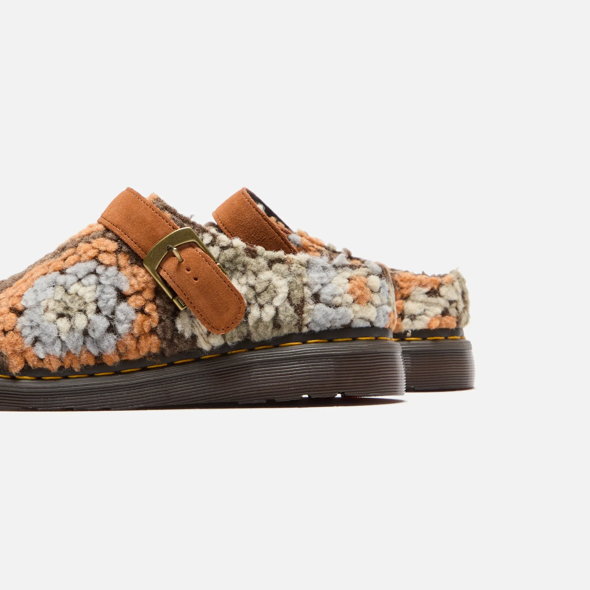 Dr. Martens Isham Mules - Tan Mix Crochet Wool sold by Kith product image thumbnail 3
