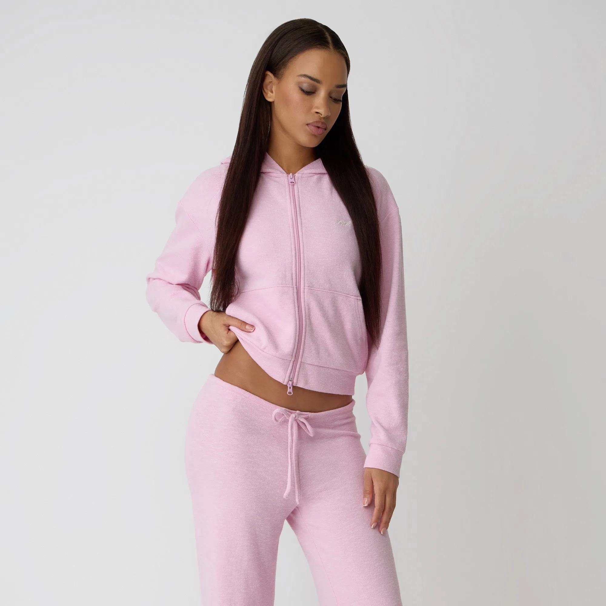 Kith Women Leary Lounge Zip Hoodie - Poppet sold by Kith product image thumbnail 2