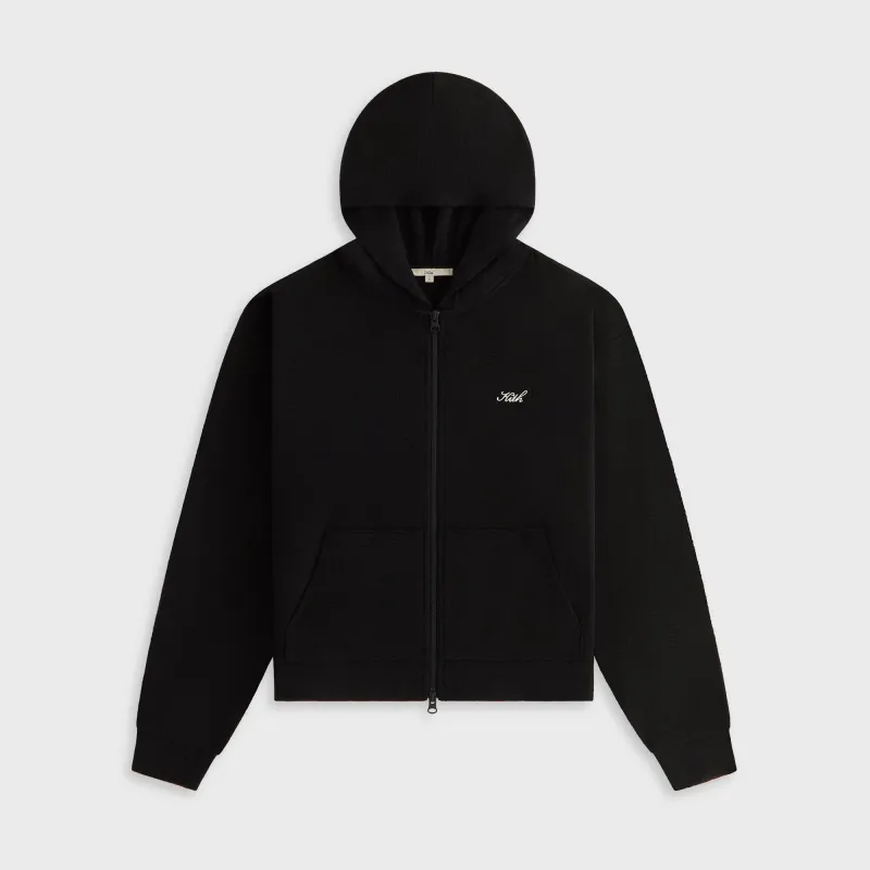 Kith Women Leary Lounge Zip Hoodie - Black sold by Kith