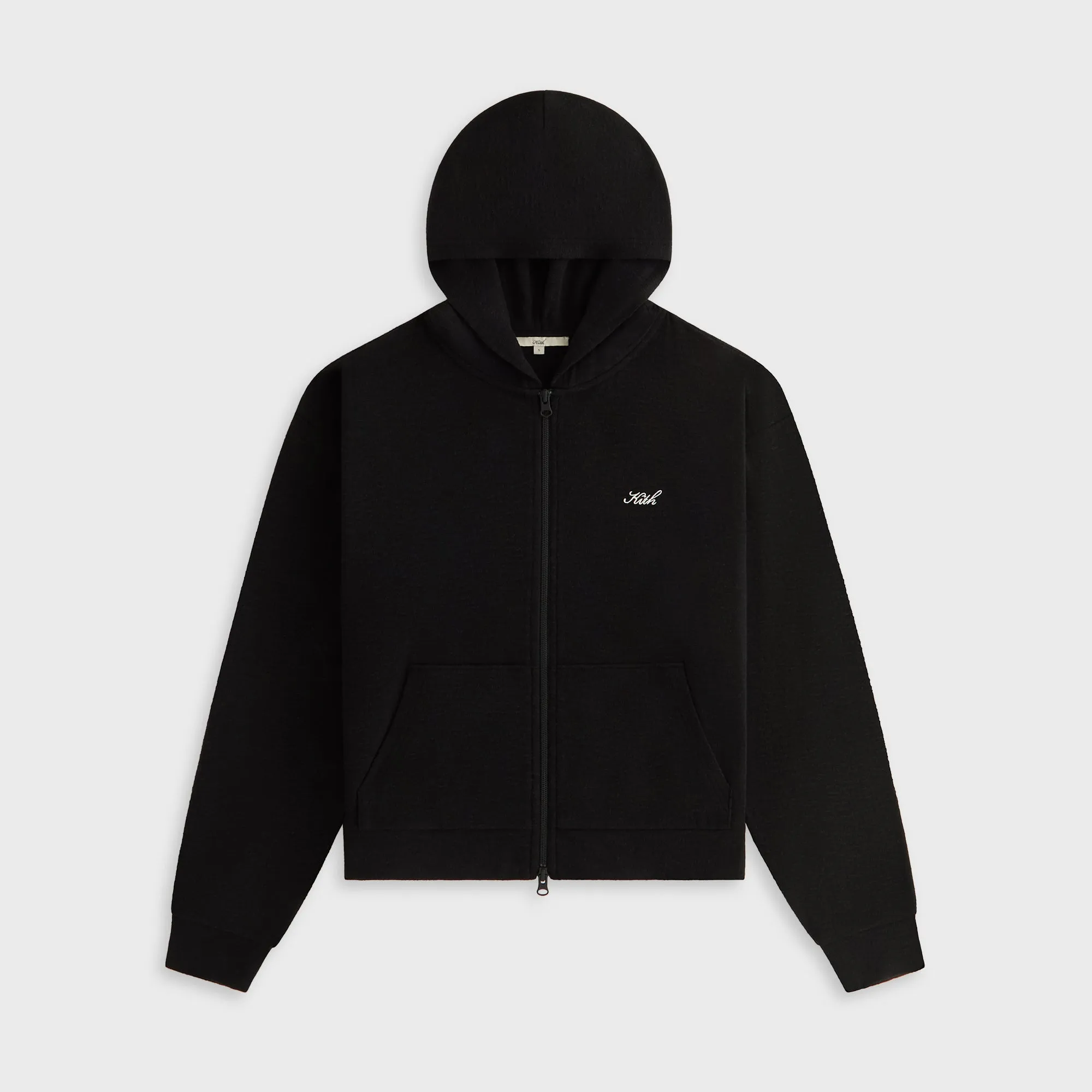 Kith Women Leary Lounge Zip Hoodie - Black sold by Kith