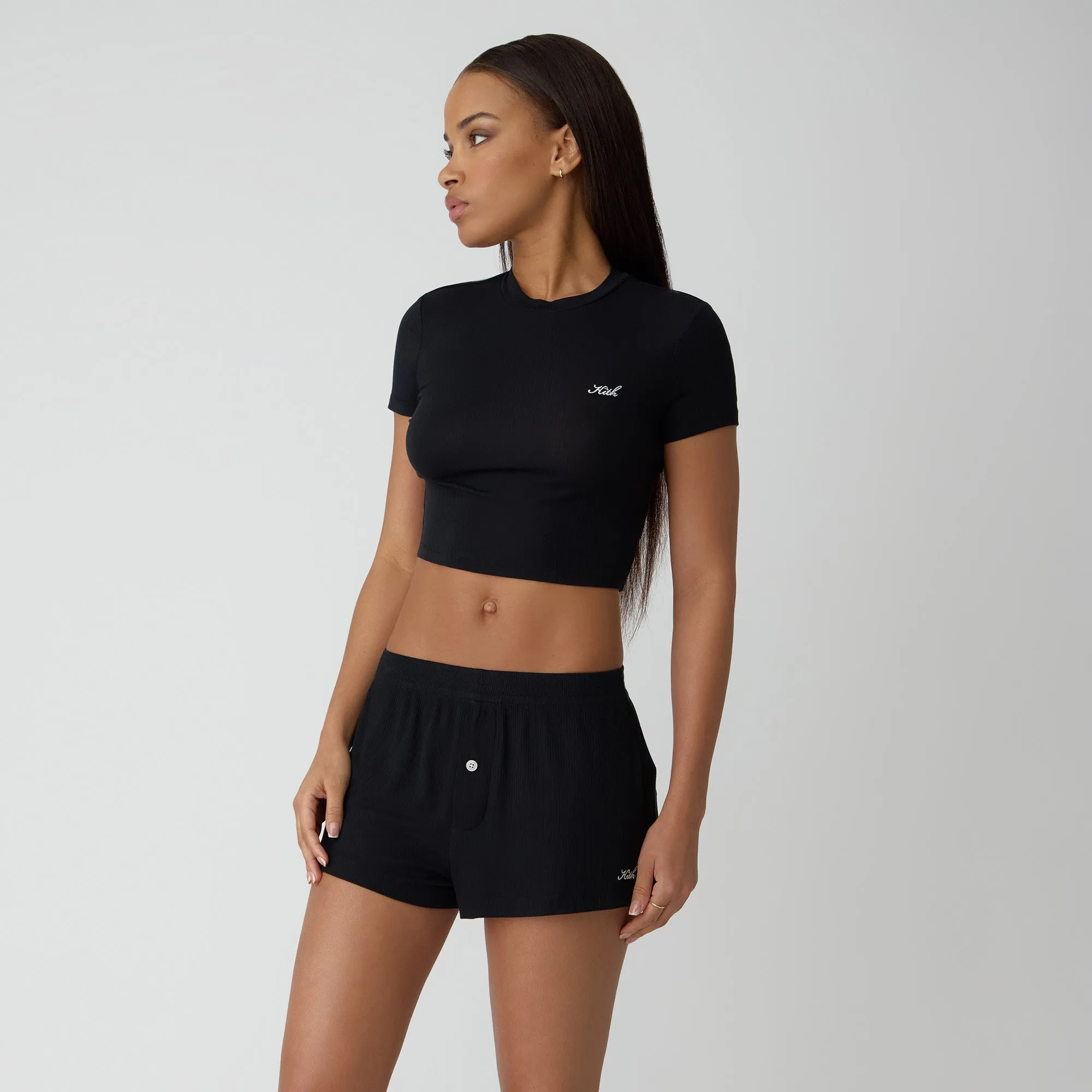 Kith Women Modal Rib Mulberry - Black sold by Kith product image thumbnail 2
