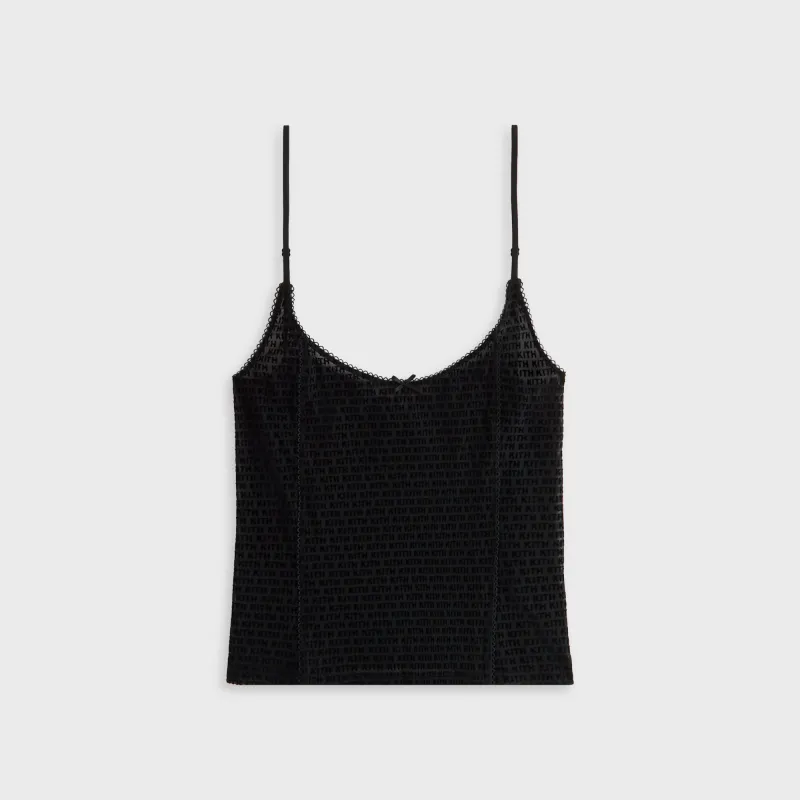 Kith Women Mesh Cami - Black sold by Kith