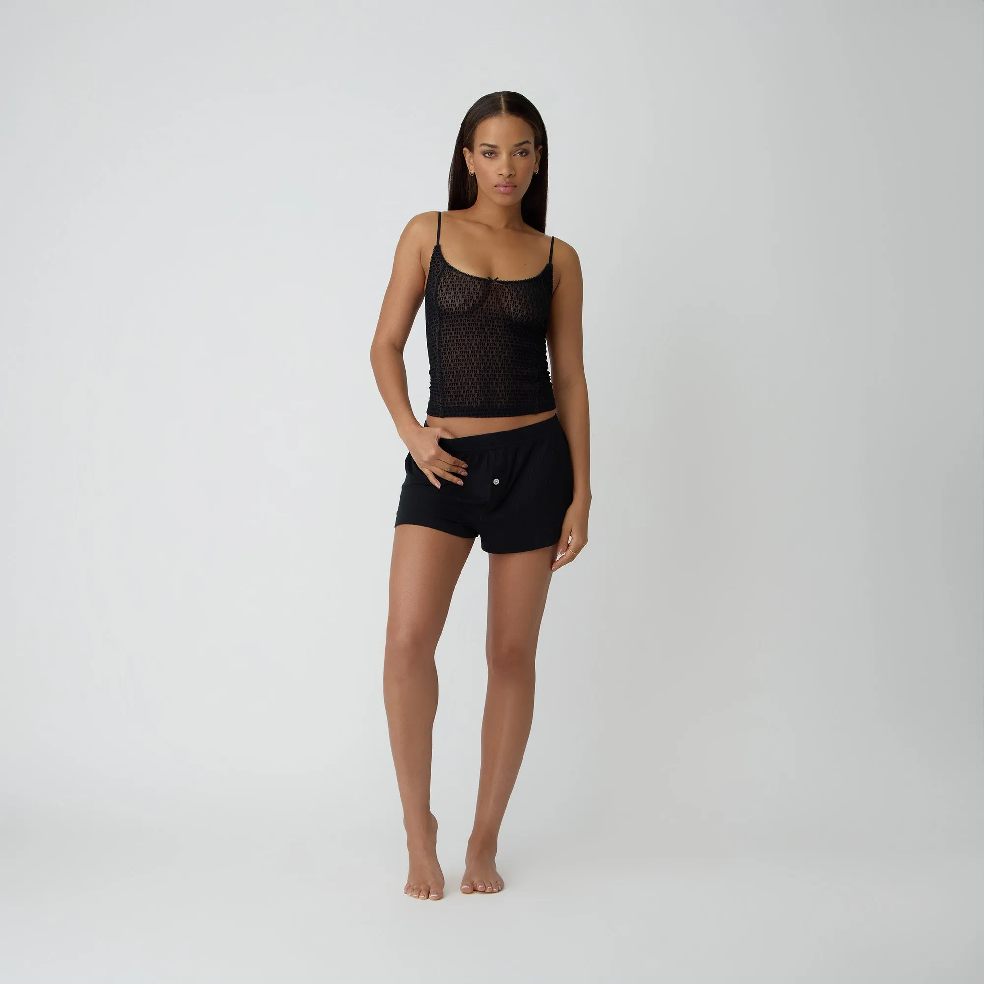 Kith Women Mesh Cami - Black sold by Kith product image thumbnail 3