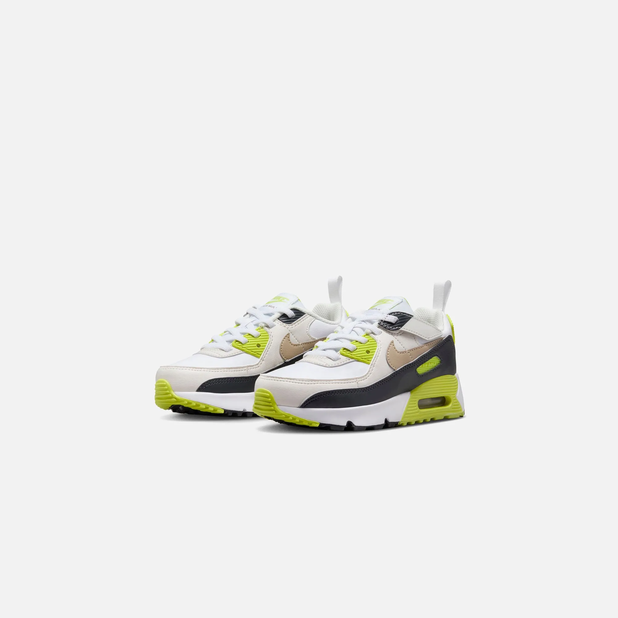 Nike PS Air Max 90 Easyon - White / Khaki / Cyber / Dark Smoke Grey sold by Kith product image thumbnail 2