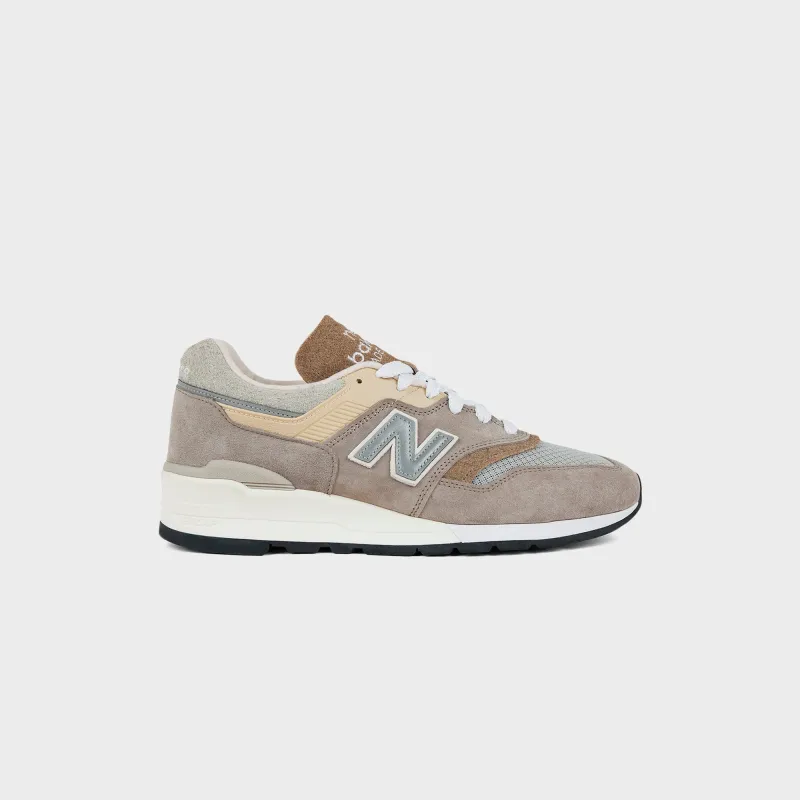 New Balance Made in USA 997 - Light Mushroom / Mirage Gray sold by Kith