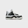 Jordan PS Air Jordan 4 Retro - Pure Platinum / Metallic Gold / Black sold by Kith