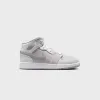 Jordan Air Jordan 1 Mid SE - Summit White / Metallic Silver sold by Kith