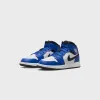 Jordan GS Air Jordan 1 Mid - Game Royal / Black / White sold by Kith