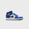 Jordan GS Air Jordan 1 Mid - Game Royal / Black / White sold by Kith