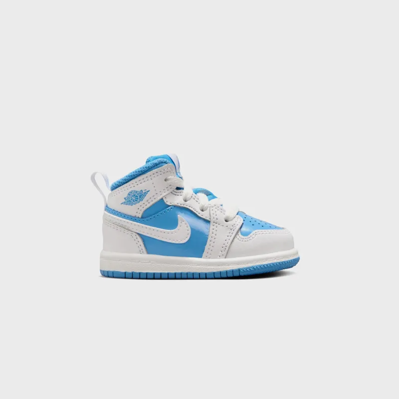 Jordan TD Air Jordan 1 Mid SE - White / Legend Blue sold by Kith