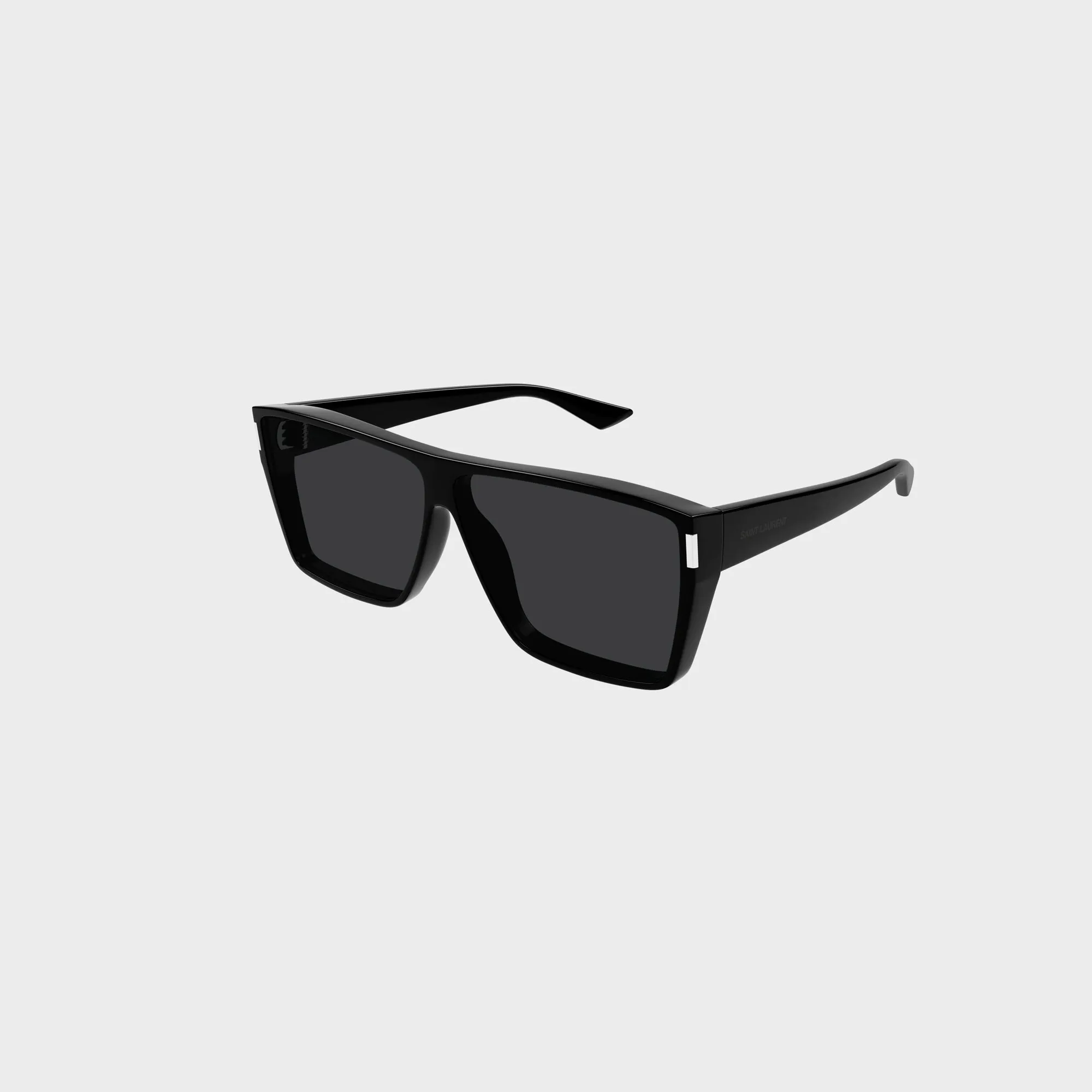 Saint Laurent Square Frames - Black / Grey sold by Kith