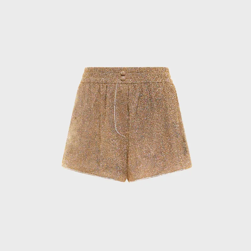 Oseree Lumiere Boxer Shorts - Gold sold by Kith
