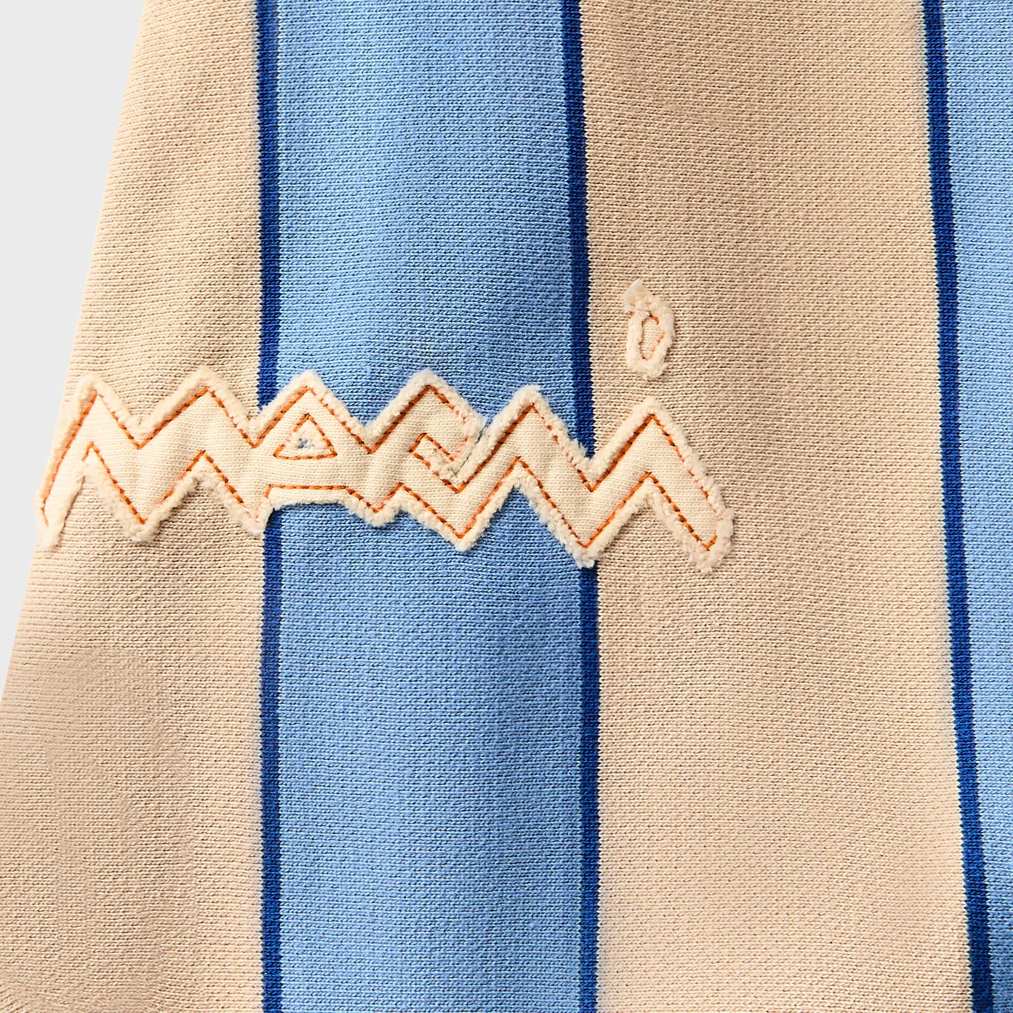 Marni Striped Yarn Dyed Sweatshirt - Blue Lilac sold by Kith product image thumbnail 3