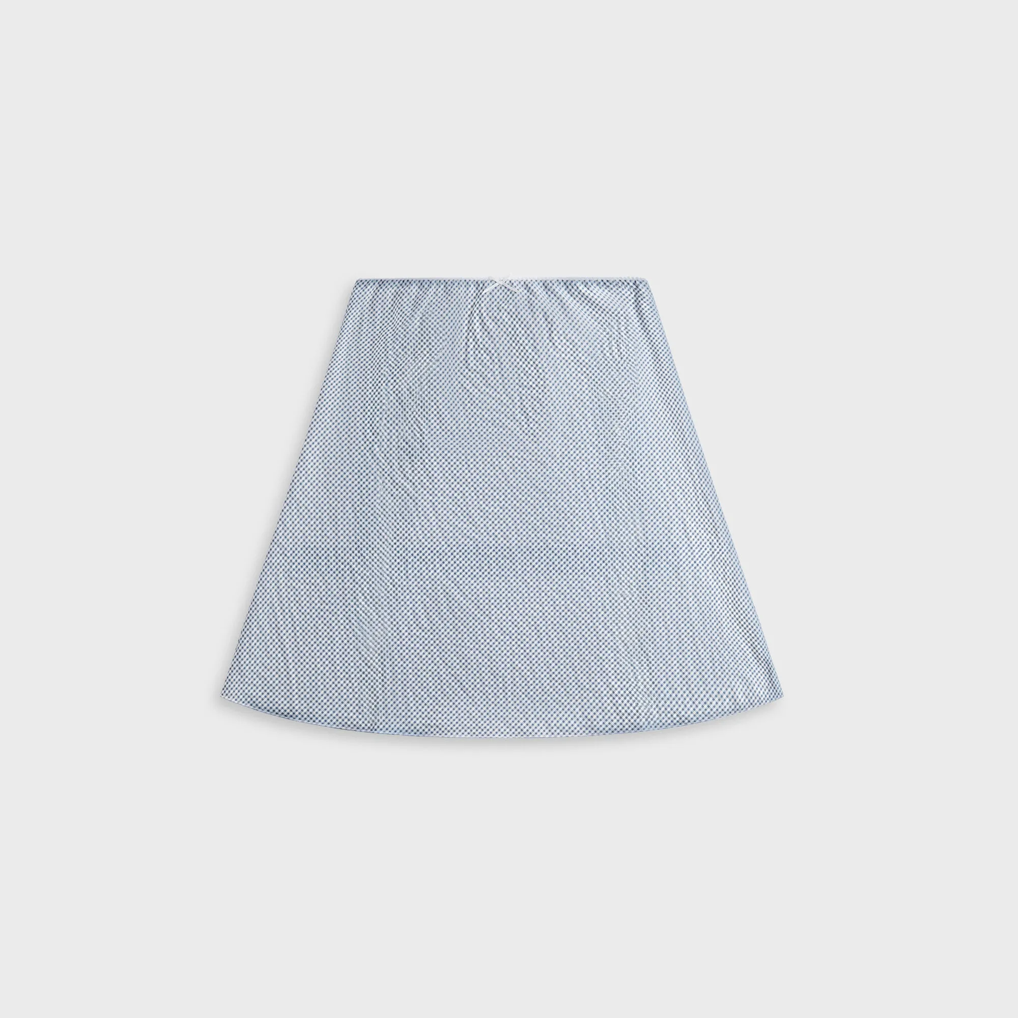 GUIZIO Gingham Paloma Skirt - Powder Blue sold by Kith