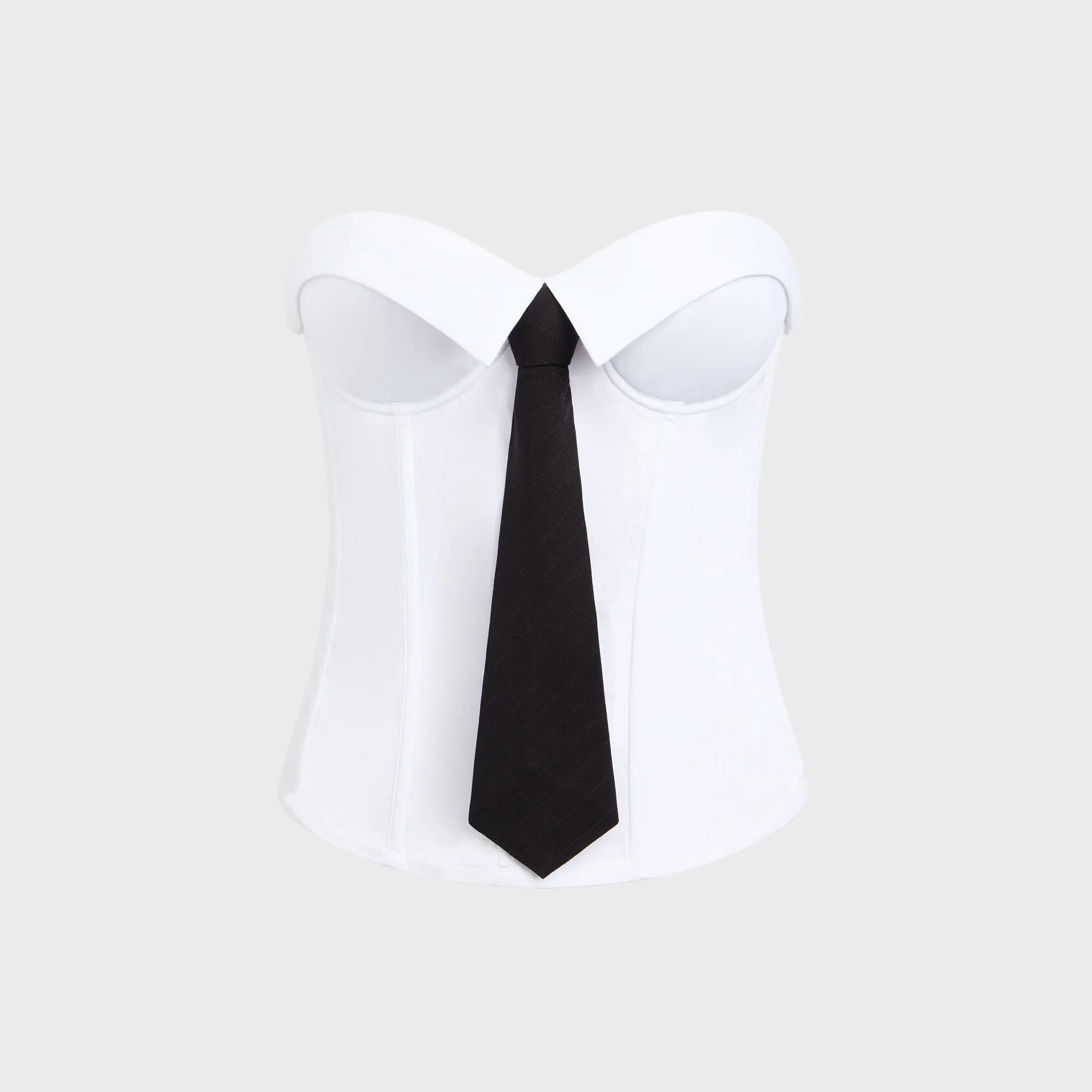 GUIZIO Chrys Corset - White sold by Kith