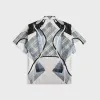 Craig Green Patchwork Shirt - Blue Mix sold by Kith