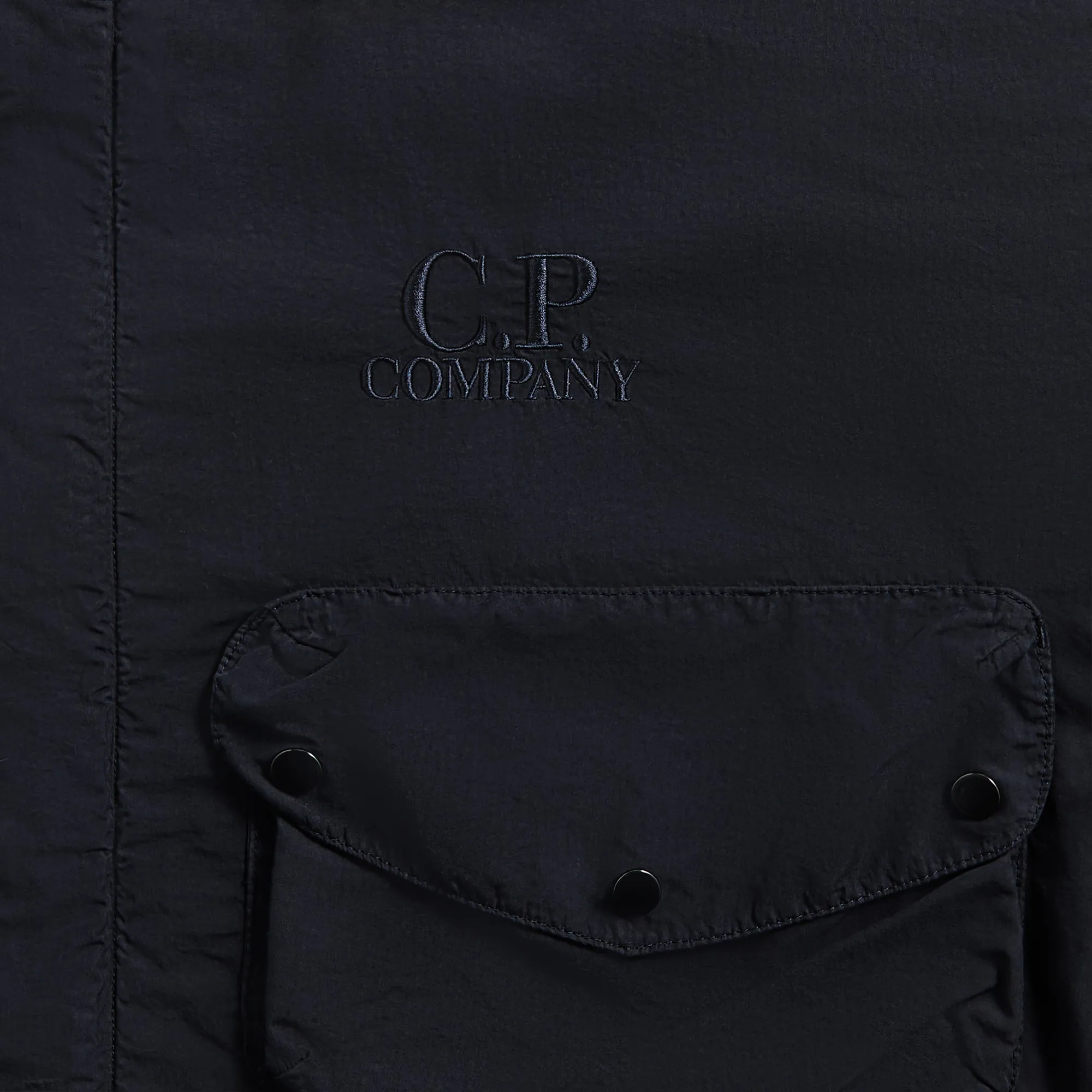 C.P. Company Flatt Nylon Goggle Jacket - Total Eclipse sold by Kith product image thumbnail 3