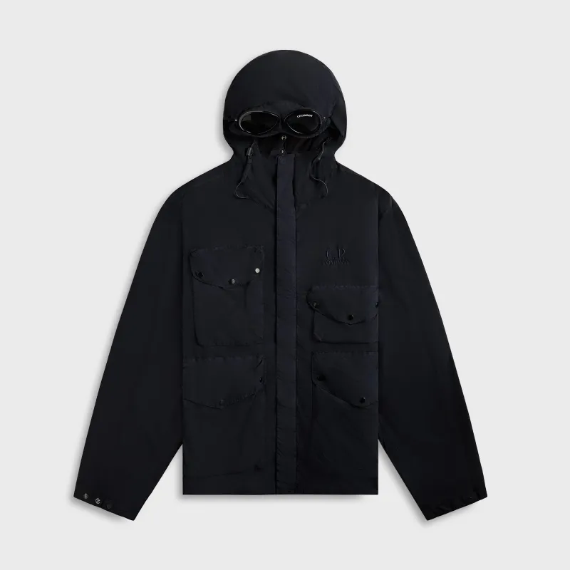 by Parra Twilled Bird Wheel Jacket - Washed Blue | Parallel