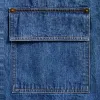 Auralee Selvedge Light OZ Denim Shirt - Medium Washed Indigo sold by Kith