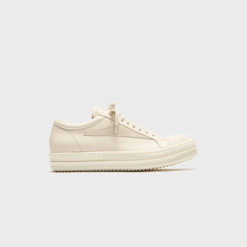Rick Owens Vintage Sneaks - Scarpe In Pelle Milk / Milk / Milk sold by Kith