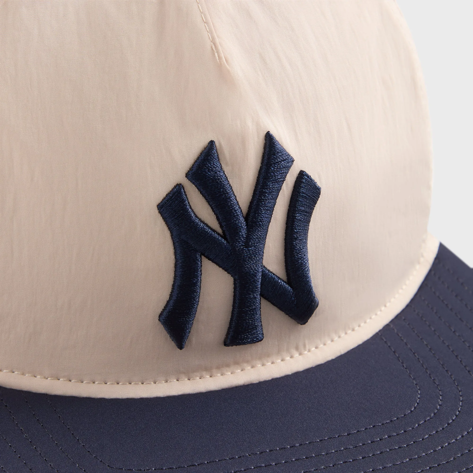 Kith & '47 for the New York Yankees Wrinkle Nylon Hitch SL Snapback - Sandrift / Nocturnal sold by Kith product image thumbnail 4