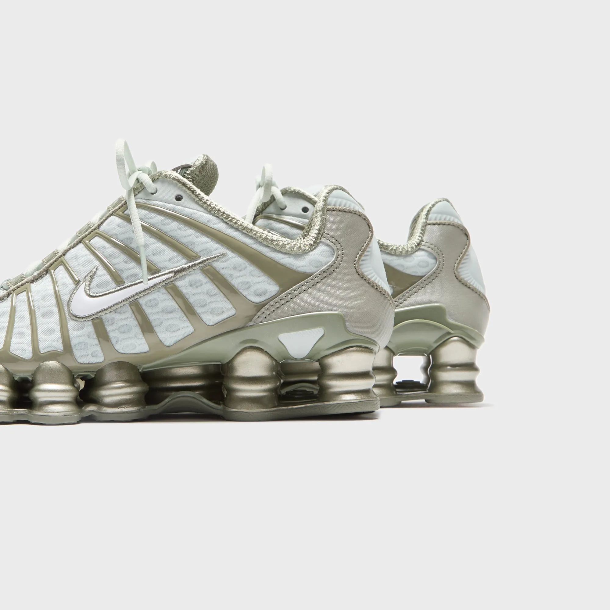 Nike WMNS Shox TL - Light Silver / Light Army / White sold by Kith product image thumbnail 3