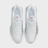 Nike Shox R4 - White / Metallic Silver / White / Bright Crimson sold by Kith