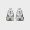 Nike Shox R4 - White / Metallic Silver / White / Bright Crimson sold by Kith