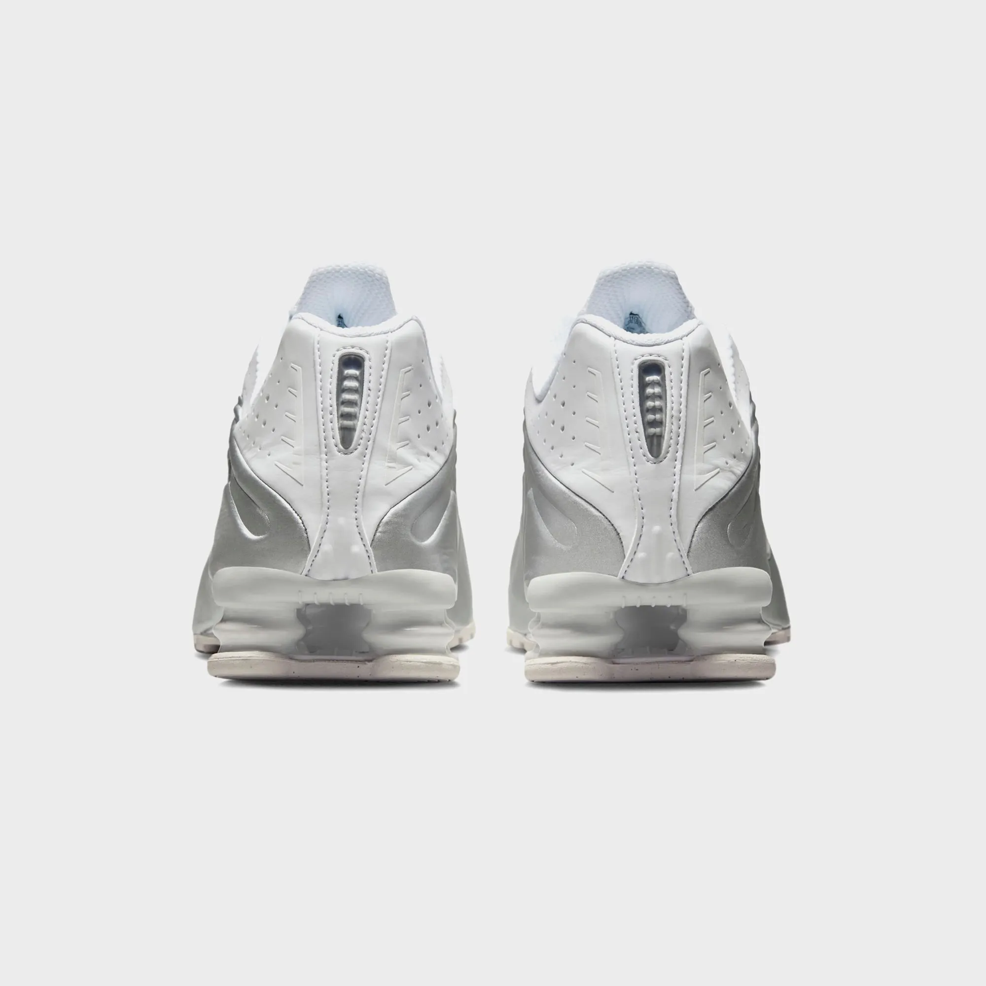 Nike Shox R4 - White / Metallic Silver / White / Bright Crimson sold by Kith product image thumbnail 3