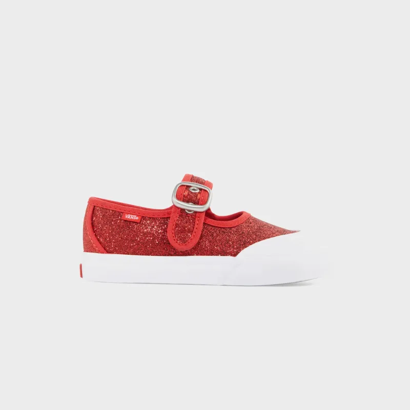 VANS TD Mary Jane - Glitter Red sold by Kith