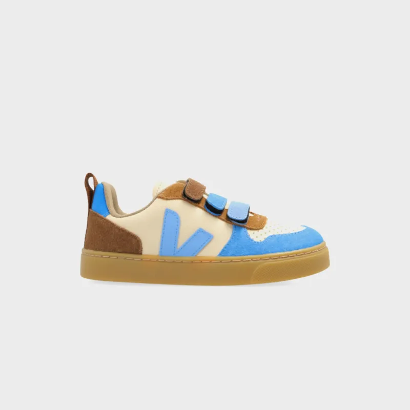 Veja PS V-10 - Crema / Multico / Aqua sold by Kith