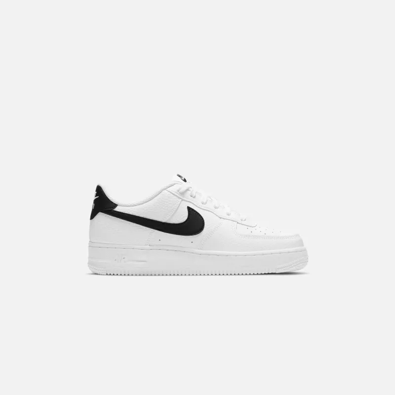 Nike GS Air Force 1 - White / Black sold by Kith