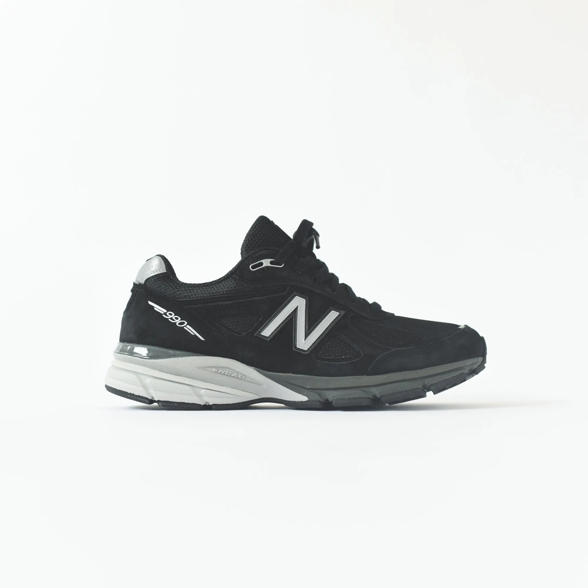 New Balance WMNS Made in USA 990 - Black / Silver sold by Kith