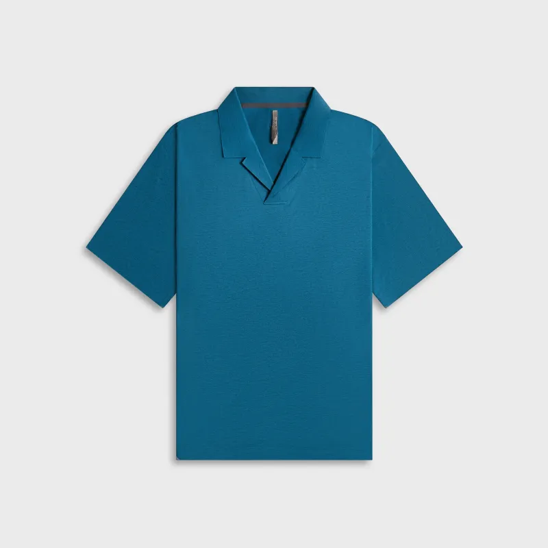 Veilance Metron Short Sleeve Polo Shirt - Nightscape sold by Kith