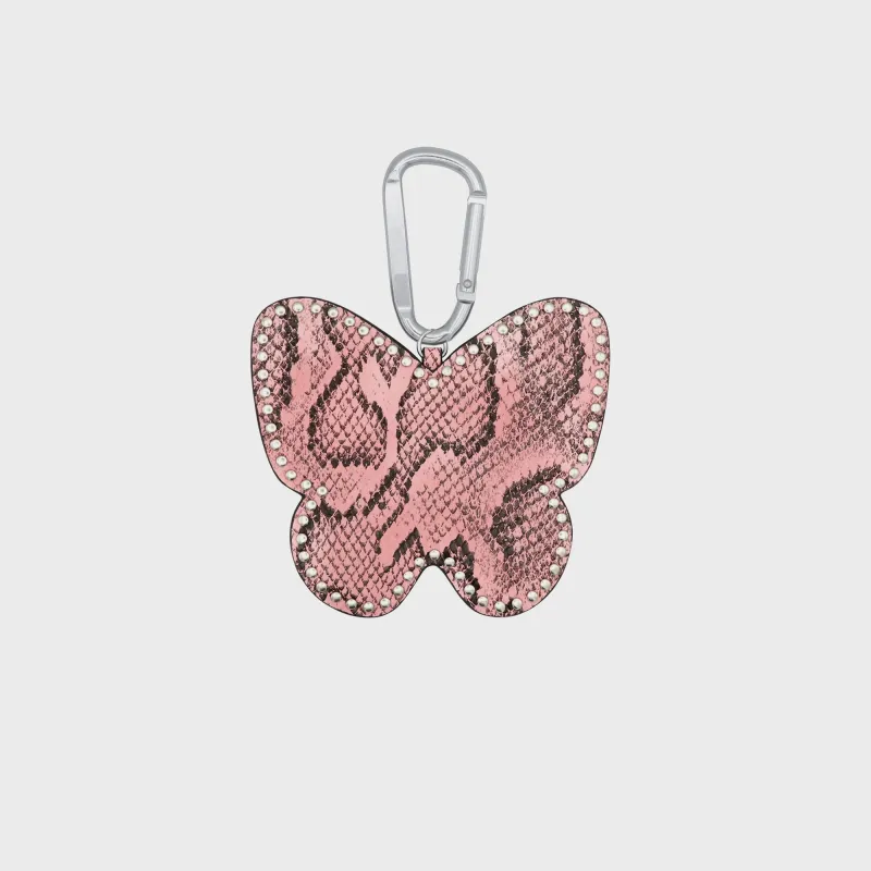 Sandy Liang Year of the Snake Keychain - Pink sold by Kith