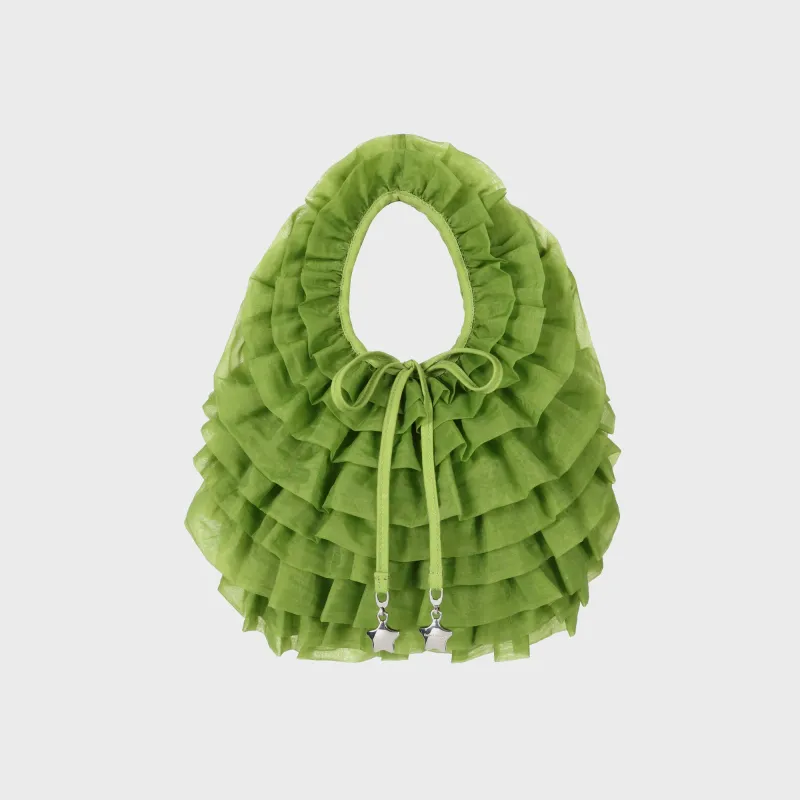 Sandy Liang Napa Bag - Chartreuse sold by Kith