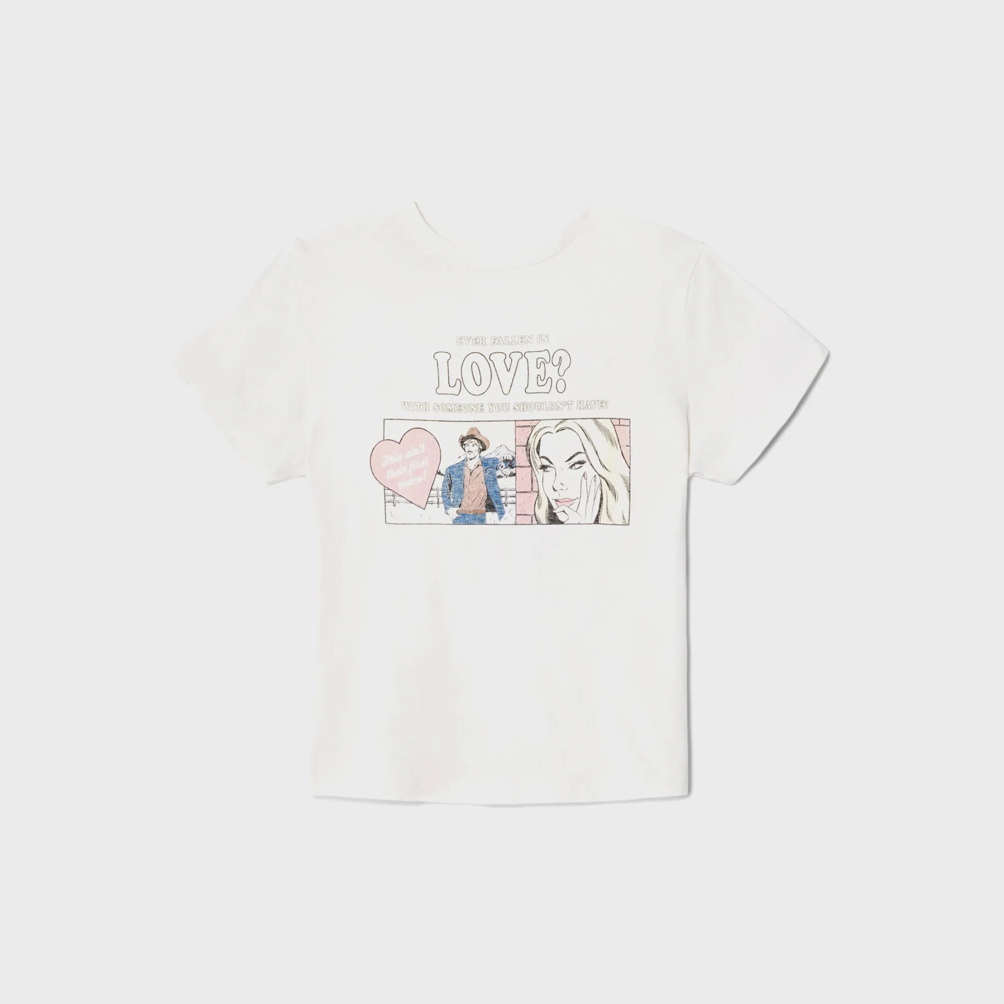 ReDone Classic Tee Love - Vintage White sold by Kith