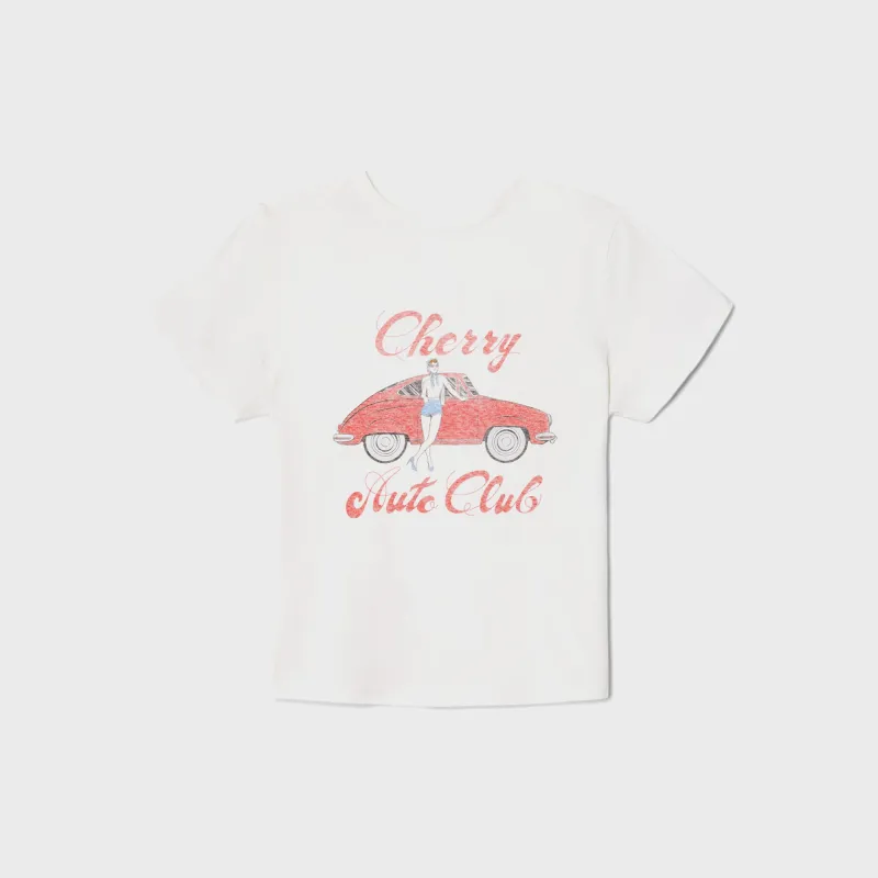 ReDone Classic Tee Cherry Auto - Vintage White sold by Kith