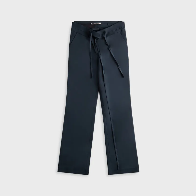 Ottolinger Double Fold Suit Pants - Dark Blue sold by Kith