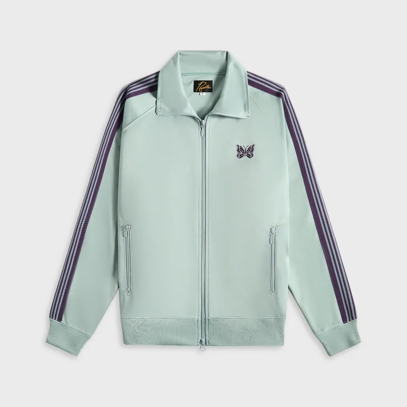 Needles Track Jacket Poly Smooth - Sax sold by Kith