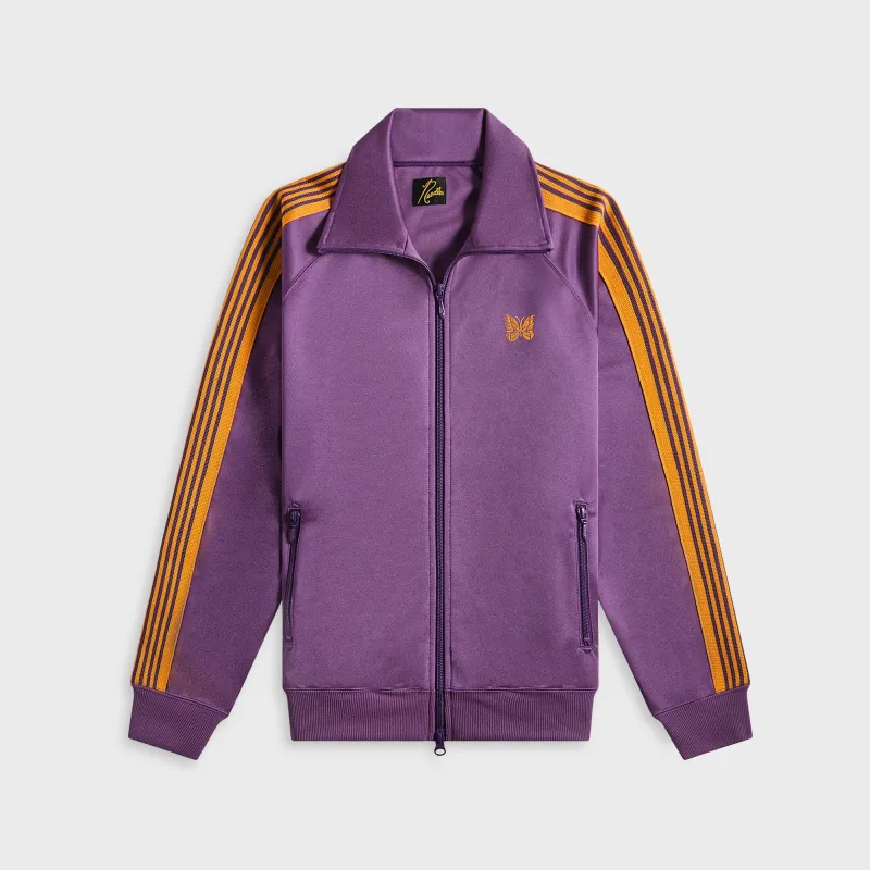 Needles Track Jacket Poly Smooth - Purple sold by Kith