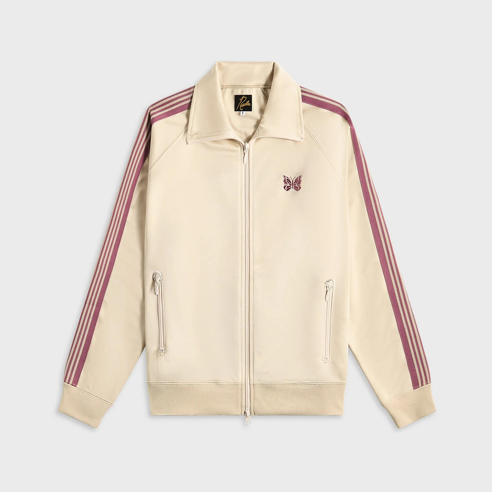 Needles Track Jacket Poly Smooth - Ivory sold by Kith