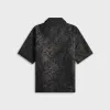 Needles Cabana Shirt - Paisley Jacquard - Navy sold by Kith