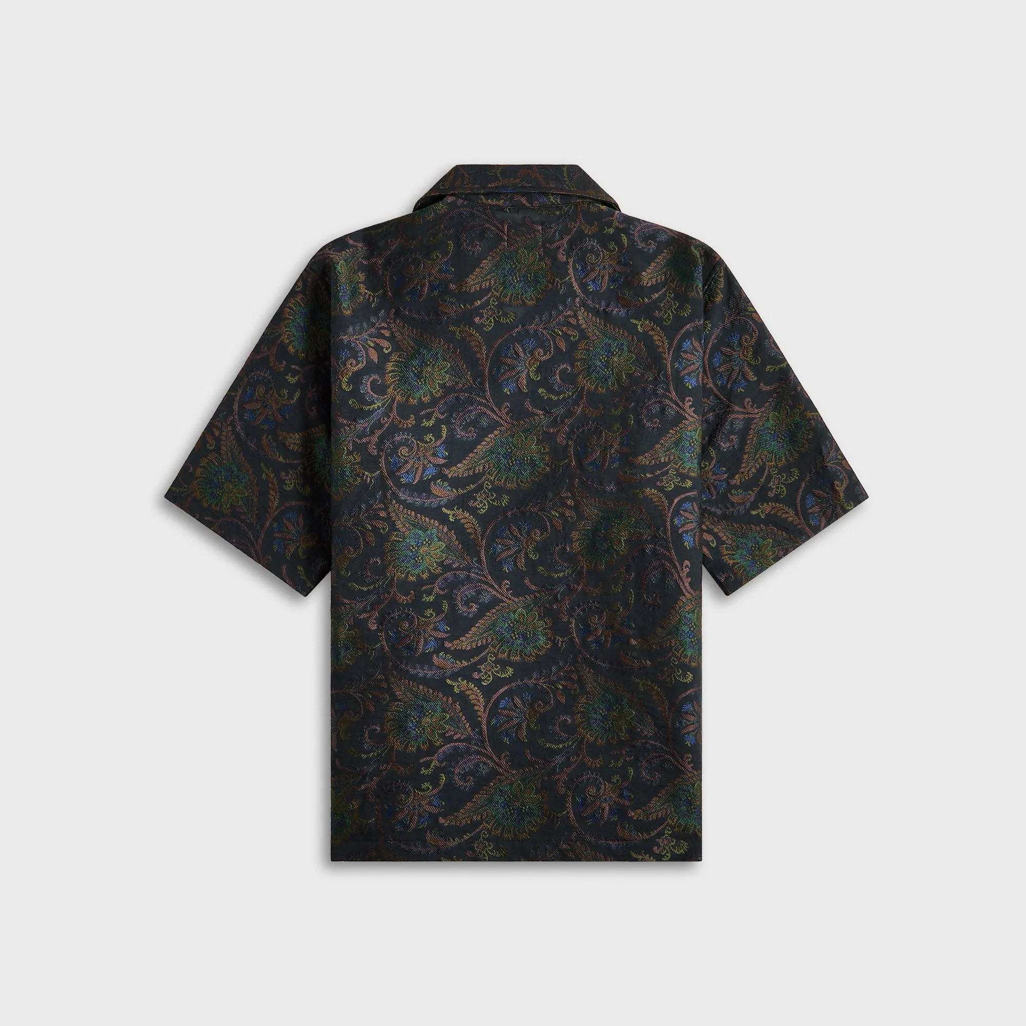 トップス Needles \"CABANA SHIRT\" Navy Needles Cabana Shirt - Paisley Jacquard - Navy | Parallel