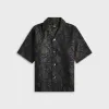 Needles Cabana Shirt - Paisley Jacquard - Navy sold by Kith