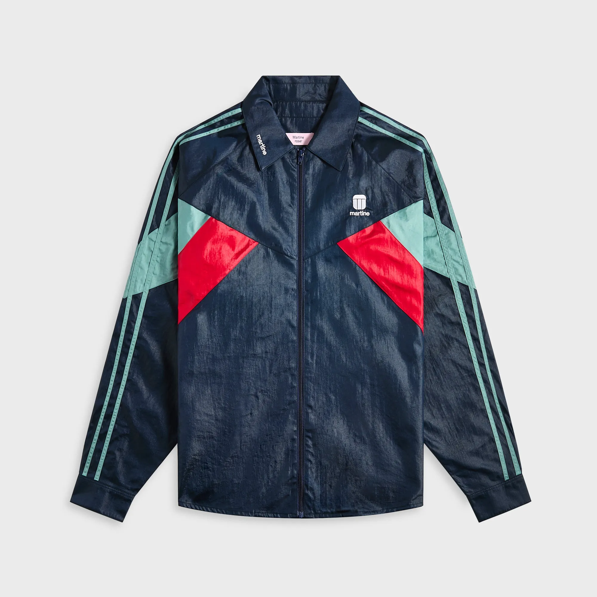 Martine Rose Shirt Track Jacket - Blue Navy sold by Kith