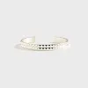 Le Gramme Bracelet Ruban GDES Pyramids - Silver sold by Kith