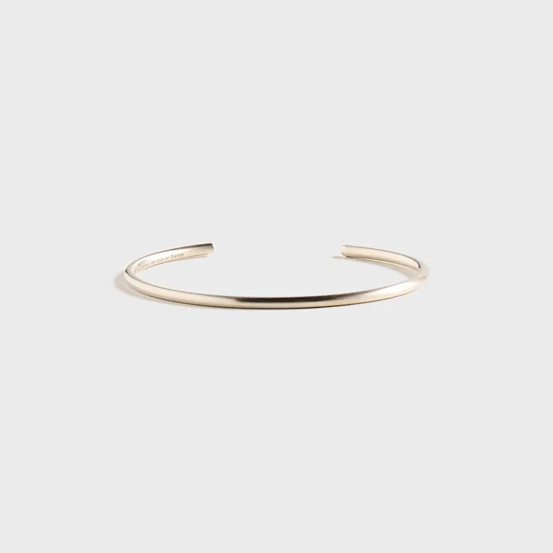 Le Gramme 7g Brushed Sterling Silver Bangle Bracelet - Silver sold by Kith