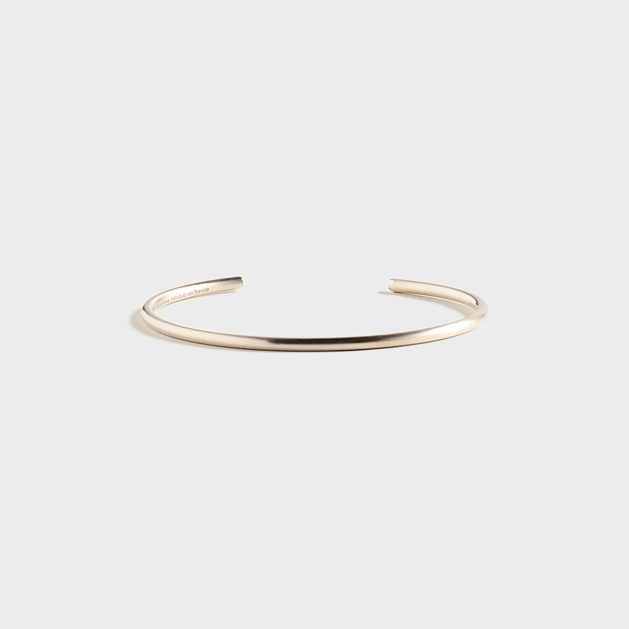 Le Gramme 7g Brushed Sterling Silver Bangle Bracelet - Silver sold by Kith